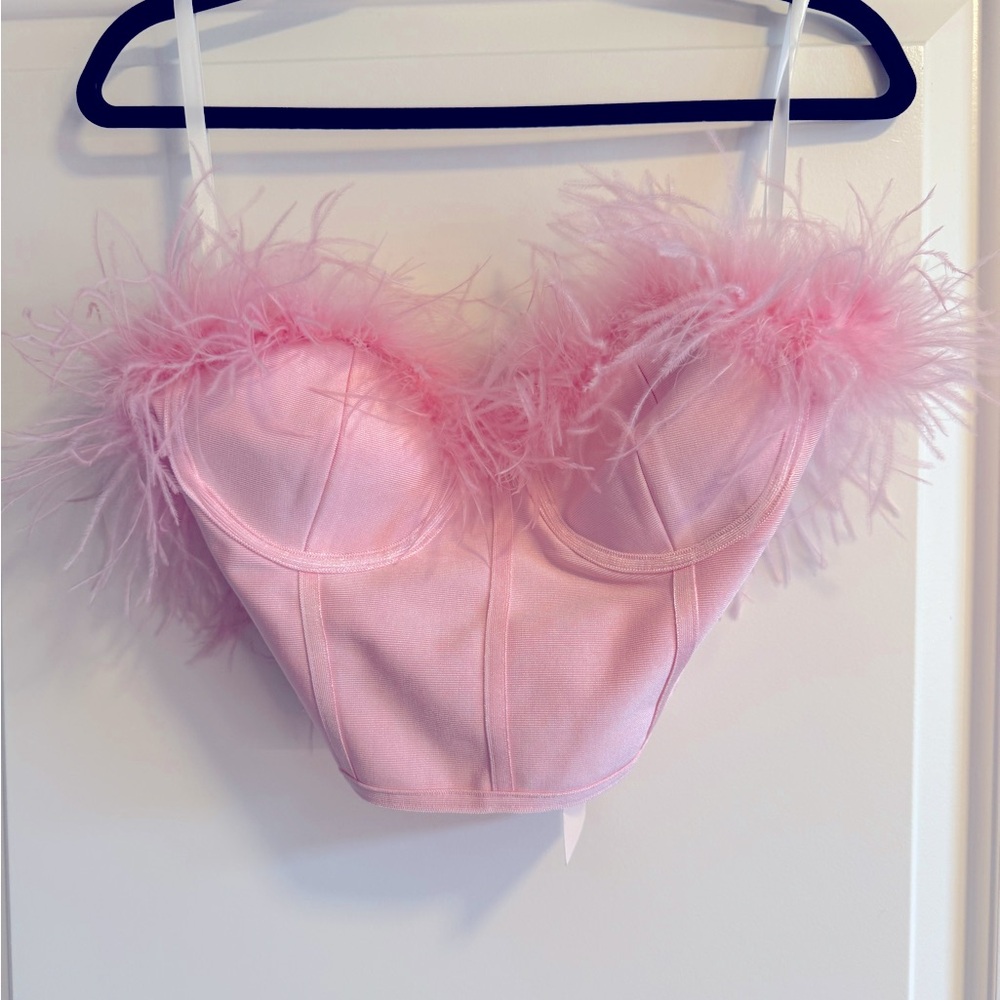 Revolve Superdown Pink Ramona Top